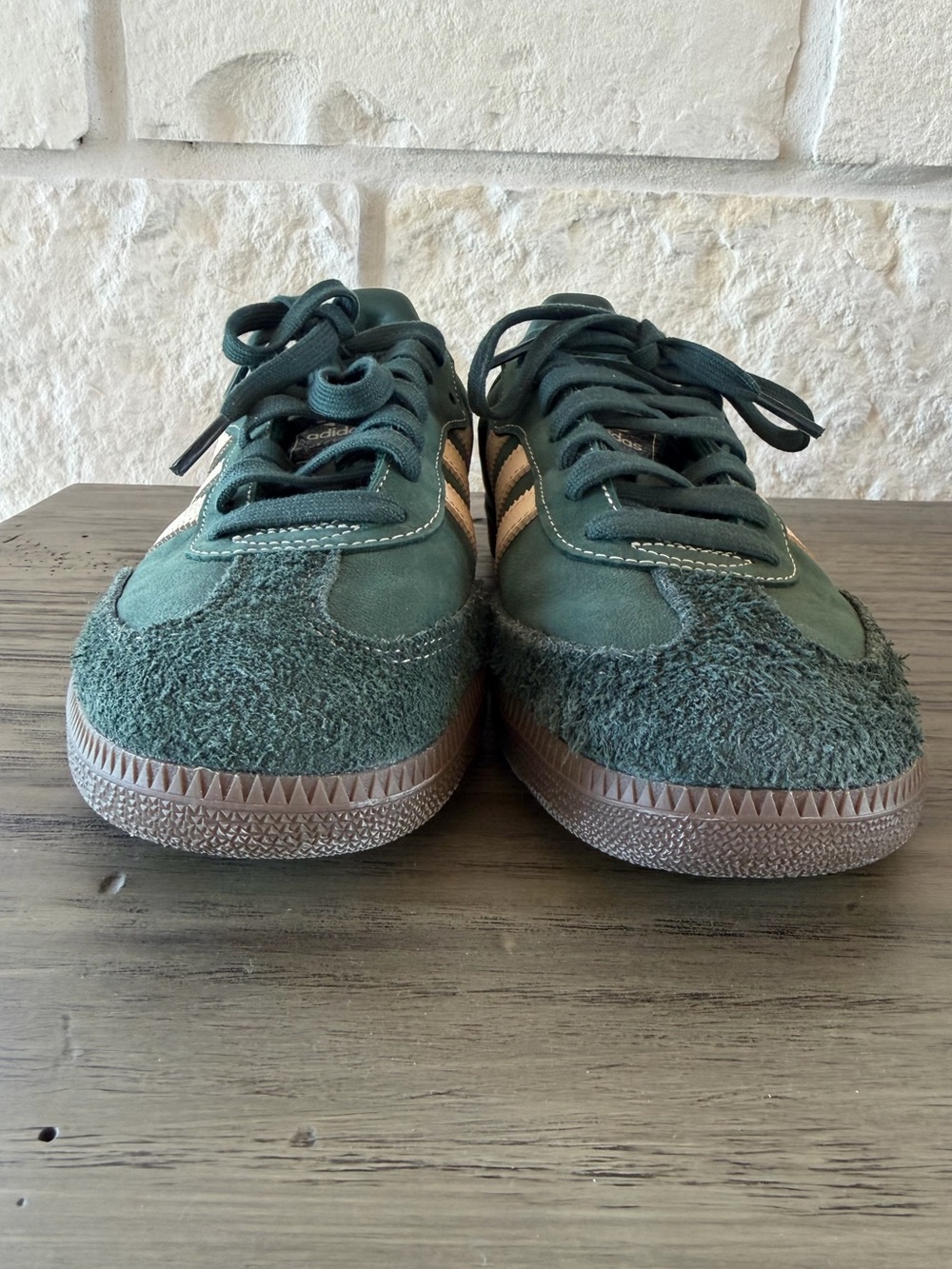 Adidas Samba OG Collegiate Green Cream Women’s 9.5 + Extra Laces - Picture 3 of 8
